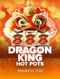 dragon king hot pots slot logo